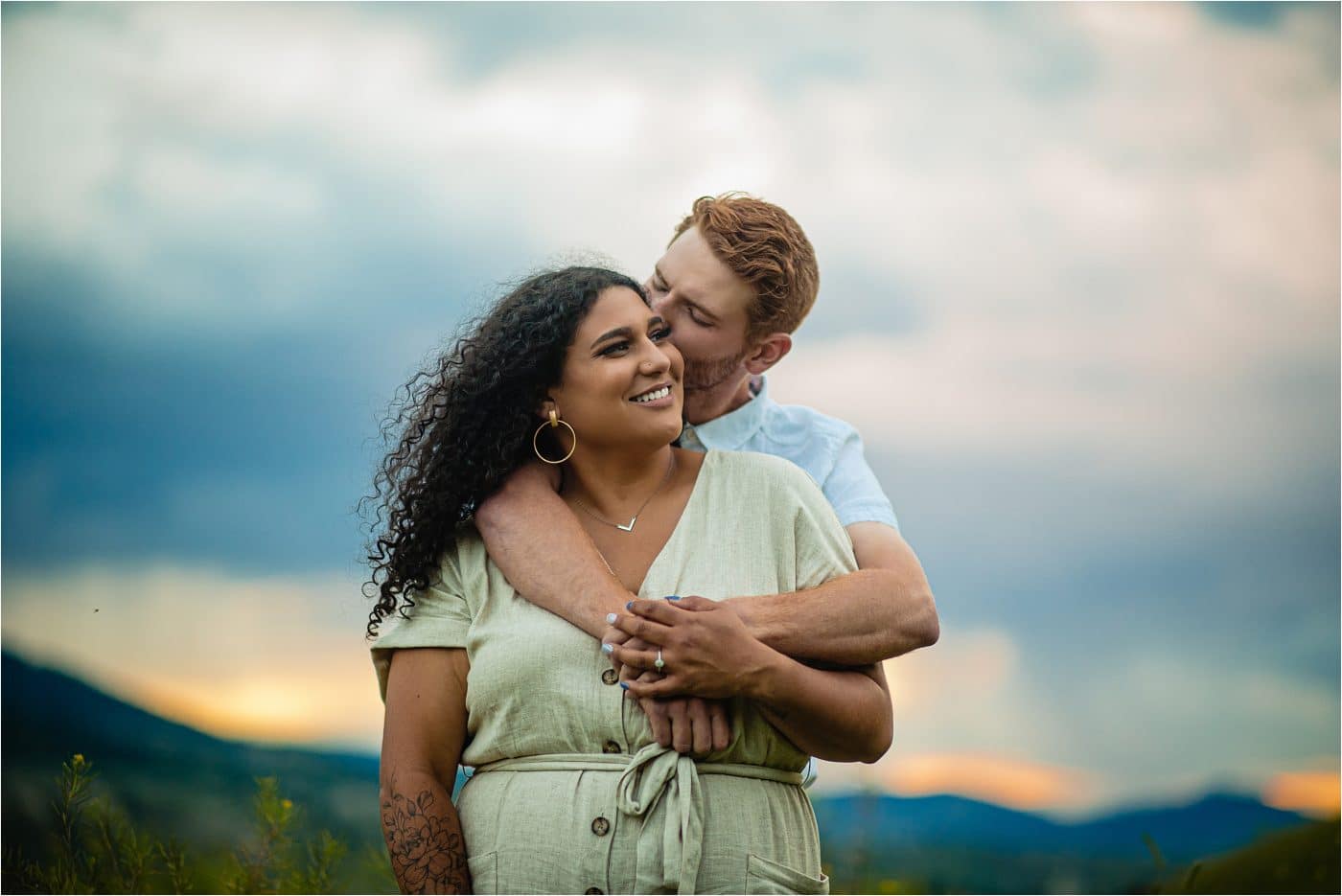 Fauve Braden hoodoos kamloops, Engagement photos of couple at hoodoos kamloops,