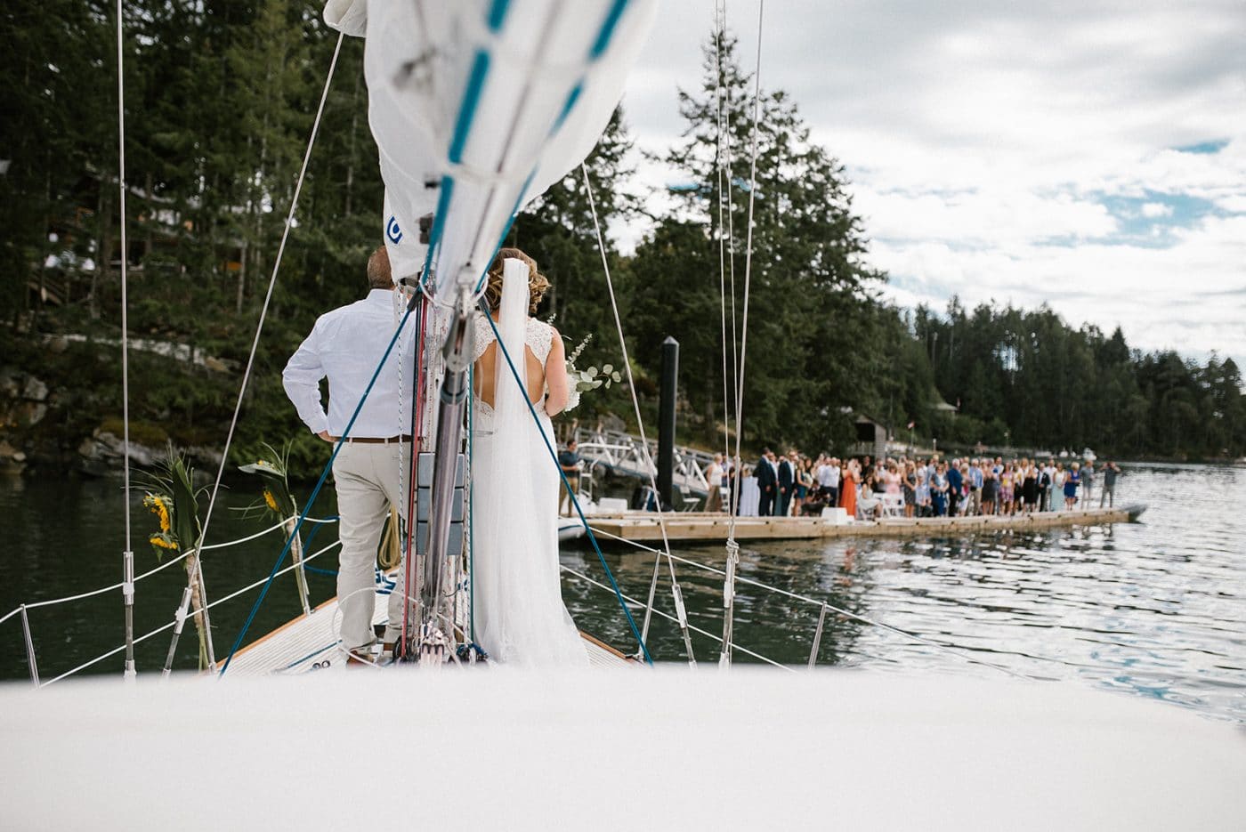 Sunshine Coast Sailboat Micro Wedding