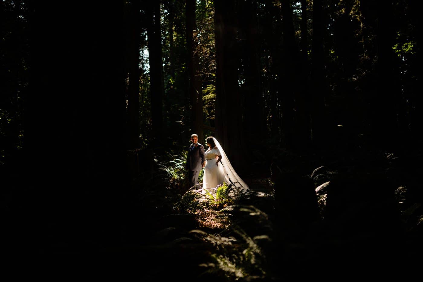 Adventure elopement in BC on the Sunshine Coast with Fresh Air Photography, adventure elopement photographer
