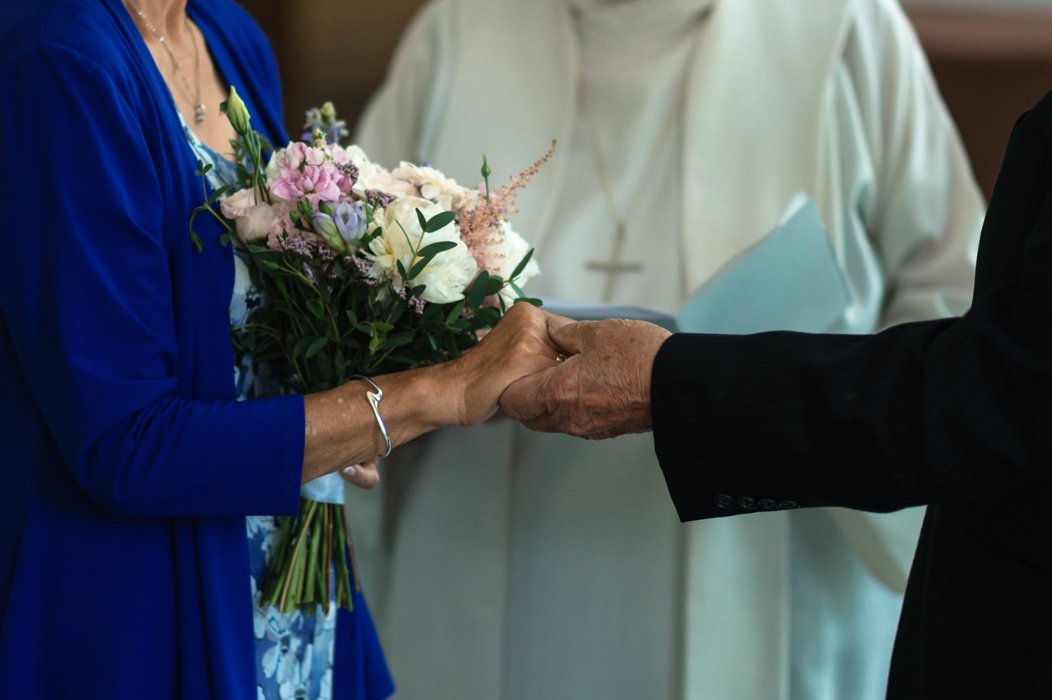 husband and wife say vows